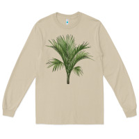 Mushroom Botanical Majesty Palm Illustrations Long Sleeve Tee - LillyAllenDesigns