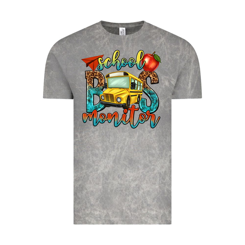 School Bus Monitor Vintage Tee by NancyCooperArtShop | Teevron