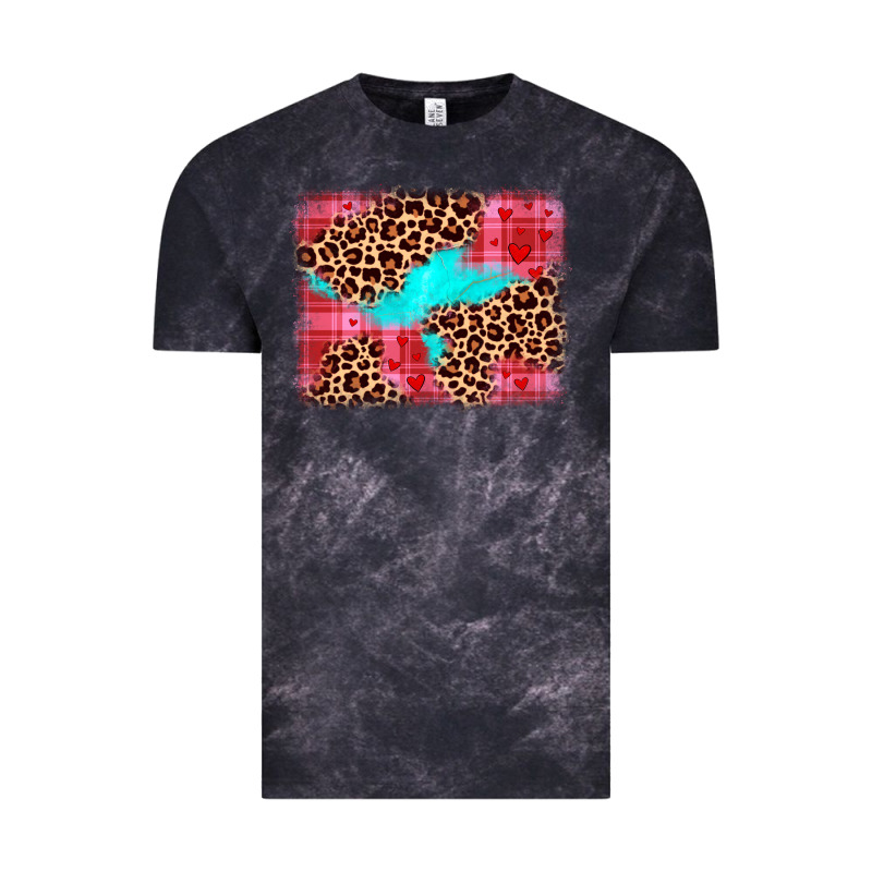 Valentine's Day Leopard Background Vintage Tee by JahusDesignShop | Teevron