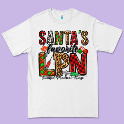Santa's Favorite Lpn Premium Tee Designed By Jasminsmagicworld