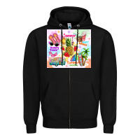 Black summer beach Zipper Hoodie - TumblerDesignByShophia