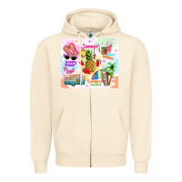 Sandshell summer beach Zipper Hoodie - TumblerDesignByShophia