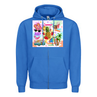 True Royal summer beach Zipper Hoodie - TumblerDesignByShophia