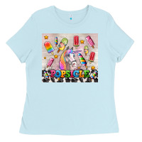 Baby Blue popsicle's and unicorn Ladies Tee - AdoDesignShop