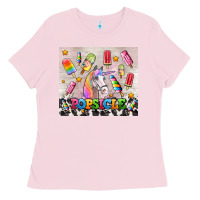 Bubblegum Pink popsicle's and unicorn Ladies Tee - AdoDesignShop