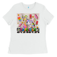 White popsicle's and unicorn Ladies Tee - AdoDesignShop