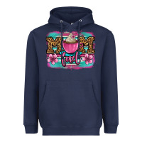 Navy mom fuel coffee cup Heavyweight Hoodie - OliviaCreatesArt
