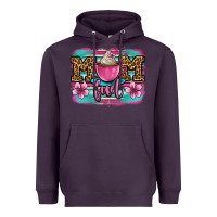 Plum mom fuel coffee cup Heavyweight Hoodie - OliviaCreatesArt