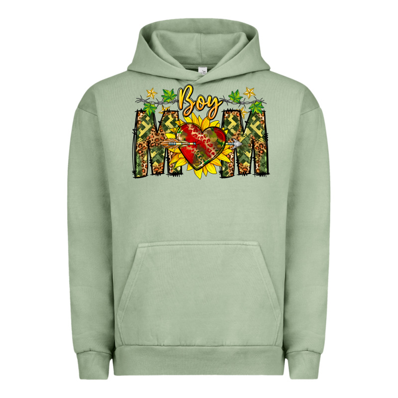 Boy Mom Urban Hoodie by CowhideDigitalArt | Teevron