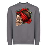 Storm bandana and roses skull Heavyweight Sweatshirt - Jasminsmagicworld