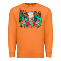 Carrot Being a Mom Makes My Life Complete Premium Sweatshirt - CowCowDesign