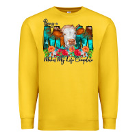 Lemon Being a Mom Makes My Life Complete Premium Sweatshirt - CowCowDesign