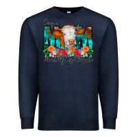 Navy Being a Mom Makes My Life Complete Premium Sweatshirt - CowCowDesign