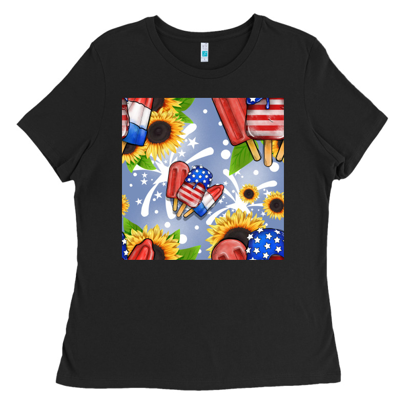 Patriotic Popsicle Ladies Tee by BundleAndBundleShop | Teevron