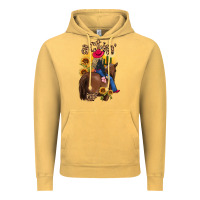 Vintage Mustard actin up malias Vintage Hoodie - MaliasSmallBusiness