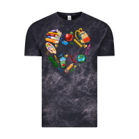Cloud Black teacher heart custom Vintage Tee - NancyCooperArtShop