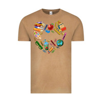 Vintage Camel teacher heart custom Vintage Tee - NancyCooperArtShop