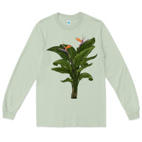 Matcha the bird of paradise Long Sleeve Tee - LillyAllenDesigns