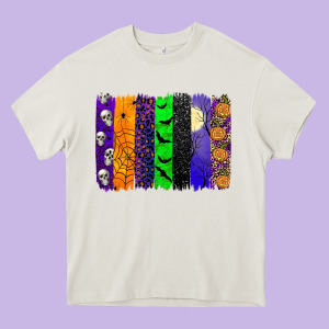 Halloween Brush Stroke Heavy Core Tee Designed By Jahusdesignshop