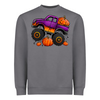 Storm halloween jack o lantern monster truck Heavyweight Sweatshirt - Jasminsmagicworld