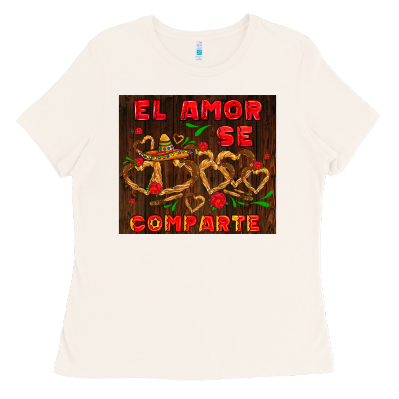 El Amor Se Comparte With Churros Ladies Tee by AdoDesignShop | Teevron
