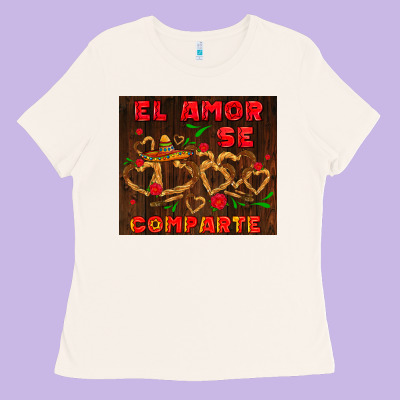 El Amor Se Comparte With Churros Ladies Tee Designed By Adodesignshop