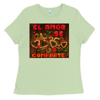 Matcha el amor se comparte with churros Ladies Tee - AdoDesignShop