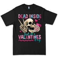 Black dead inside but it's valentines day Premium Tee - Jasminsmagicworld
