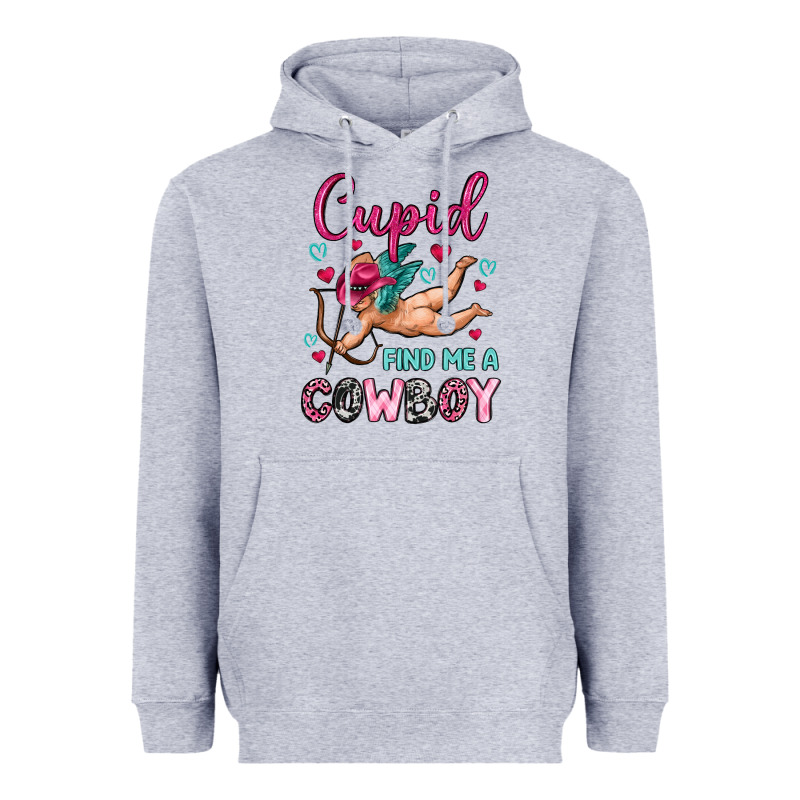 Cupid Find Me A Cowboy Heavyweight Hoodie by OliviaCreatesArt | Teevron