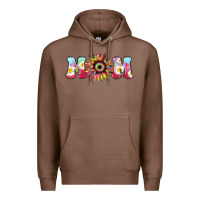 Chestnut Tie dye sunflower Mom Mother's Day Premium Hoodie - HowdyJamesFarm