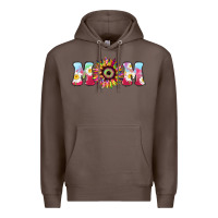 Coffee Tie dye sunflower Mom Mother's Day Premium Hoodie - HowdyJamesFarm