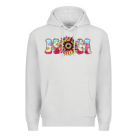 Dove Grey Tie dye sunflower Mom Mother's Day Premium Hoodie - HowdyJamesFarm