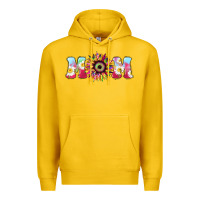 Lemon Tie dye sunflower Mom Mother's Day Premium Hoodie - HowdyJamesFarm