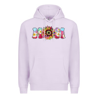 Lilac Tie dye sunflower Mom Mother's Day Premium Hoodie - HowdyJamesFarm