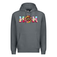 Rock Tie dye sunflower Mom Mother's Day Premium Hoodie - HowdyJamesFarm
