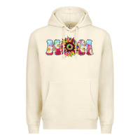 Sandshell Tie dye sunflower Mom Mother's Day Premium Hoodie - HowdyJamesFarm