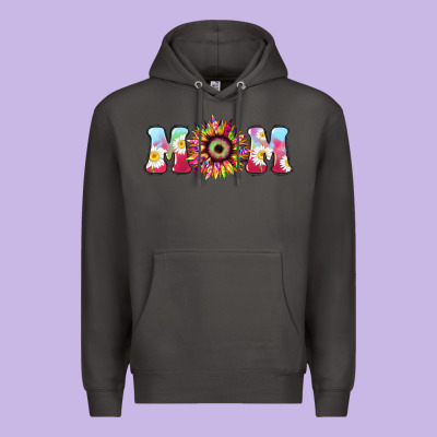 Tie Dye Sunflower Mom Mother's Day Premium Hoodie Designed By Howdyjamesfarm