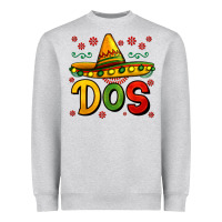 Heather Grey dos my second mexican birthday Heavyweight Sweatshirt - Jasminsmagicworld