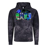 Cloud Black wrestling coffee cups Vintage Hoodie - NancyCooperArtShop