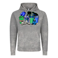 Cloud Rock wrestling coffee cups Vintage Hoodie - NancyCooperArtShop