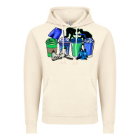 Vintage Artic wrestling coffee cups Vintage Hoodie - NancyCooperArtShop