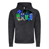 Vintage Black wrestling coffee cups Vintage Hoodie - NancyCooperArtShop
