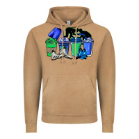 Vintage Camel wrestling coffee cups Vintage Hoodie - NancyCooperArtShop