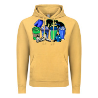 Vintage Mustard wrestling coffee cups Vintage Hoodie - NancyCooperArtShop