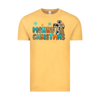 Vintage Mustard western merry christmas Vintage Tee - MaliasSmallBusiness