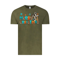 Vintage Olive western merry christmas Vintage Tee - MaliasSmallBusiness