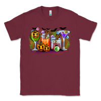 Burgundy halloween Classic Tee - CowhideDigitalArt