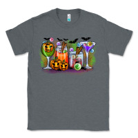 Charcoal Heather halloween Classic Tee - CowhideDigitalArt
