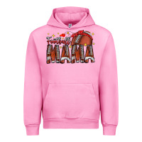 Fuchsia Pink football mama Urban Hoodie - CowhideDigitalArt