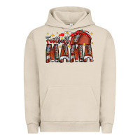 Pigment French Oak football mama Urban Hoodie - CowhideDigitalArt